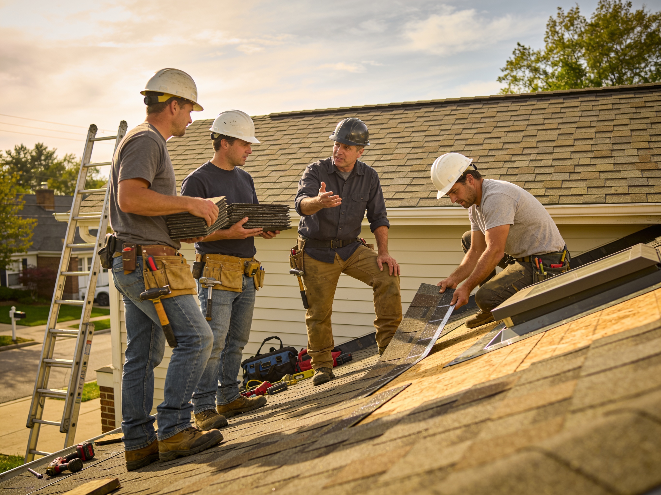 The Towson Roof Co team