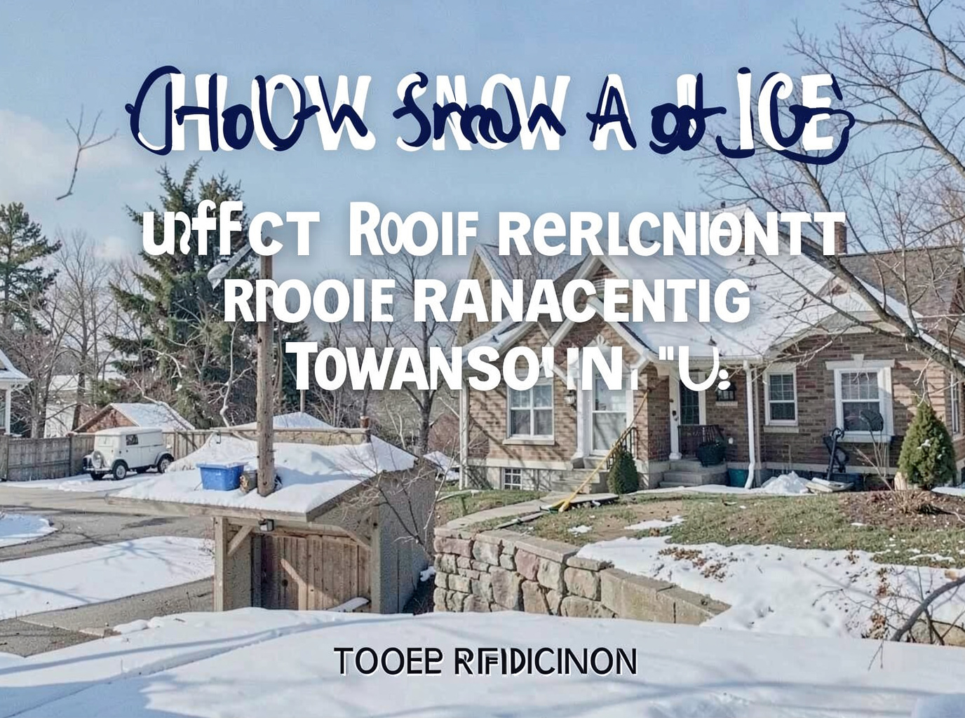 How Snow and Ice Affect Roof Replacement Planning in Towson