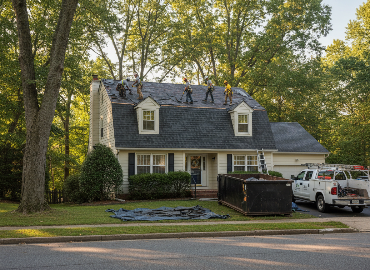 Roof Replacement by Towson Roof Co in Towson, MD