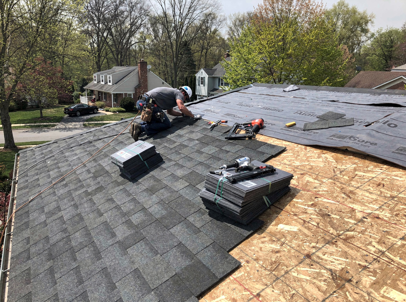 Asphalt Shingle Roof Replacement in Towson, MD