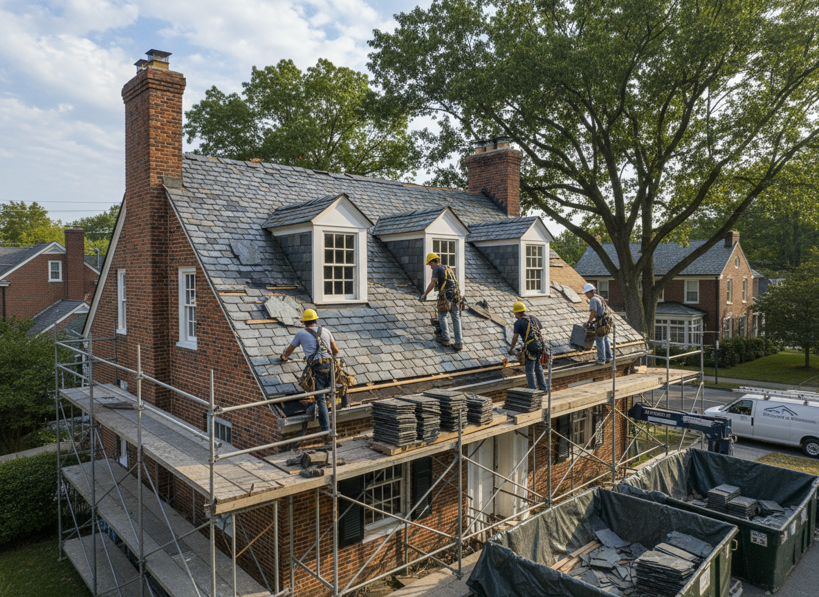 Old Roof Replacement in Towson, MD